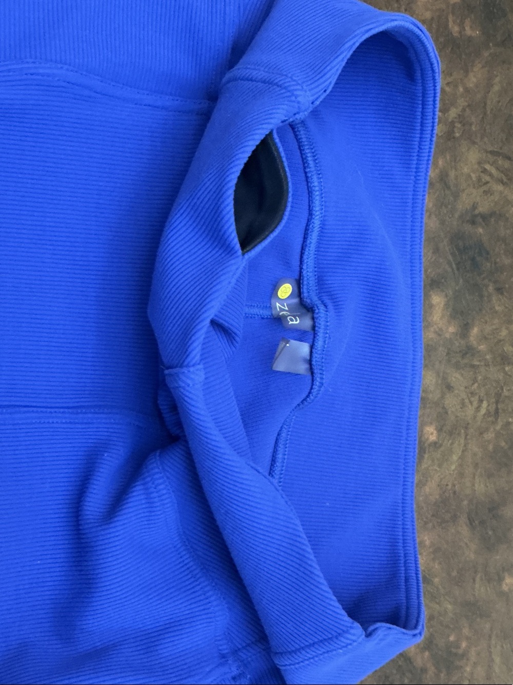 Zella Electric Blue Ribbed Leggings purchased from Nordstrom